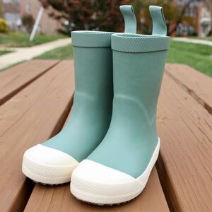 Pehr Little Kids Explorer Sage Waterproof Rainboot Sz 8